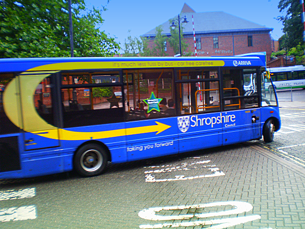 What they get in Shrewsbury: Shropshire Council subsidised bus service 9 September 2013