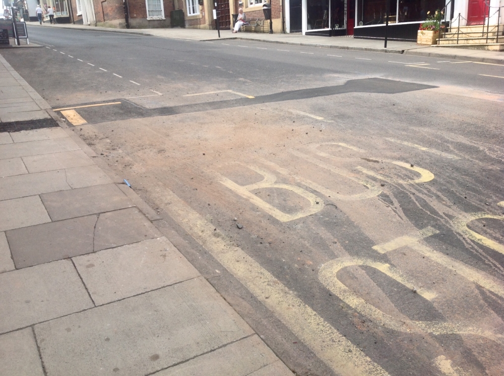 Corve Street Severn Trent debacle road dirt 1000