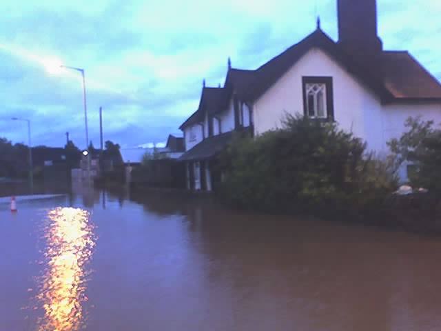 Flooding Bromfield Road 2007
